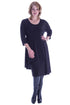 Rochie jerse neagra  Liza Panait Liza Panait Online Boutique